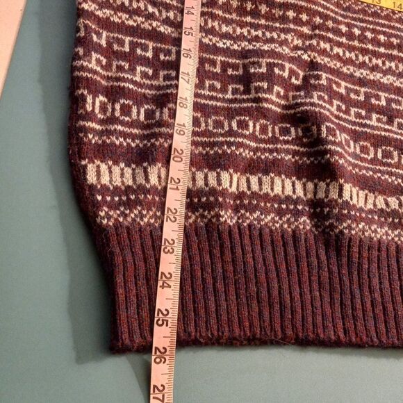 Vintage Blake & Manley Men's XL Shetland Wool Blend Sweater - Picture 4 of 7